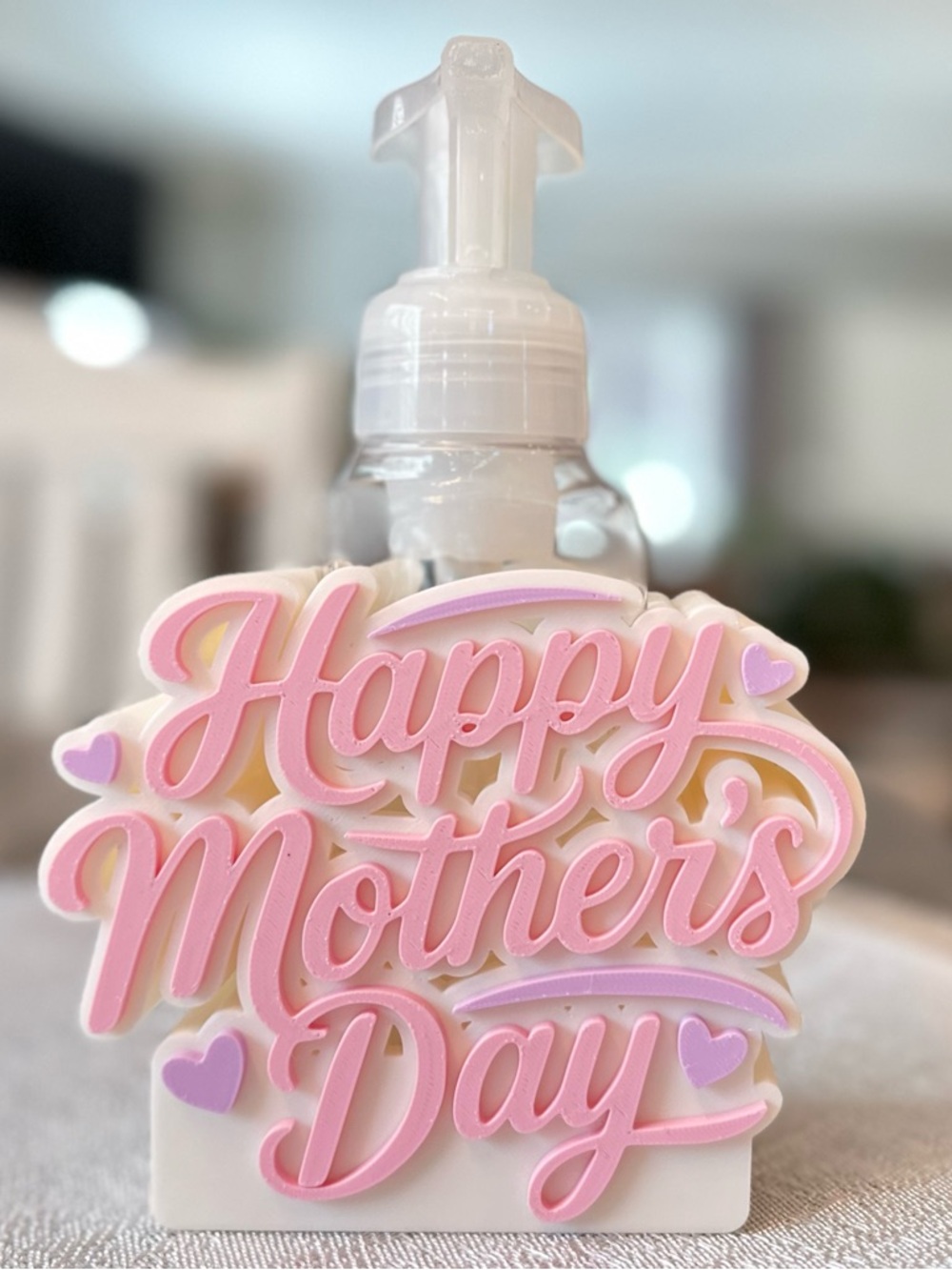 Happy Mother's Day Soap Holder for Bath & Body Works Bottles